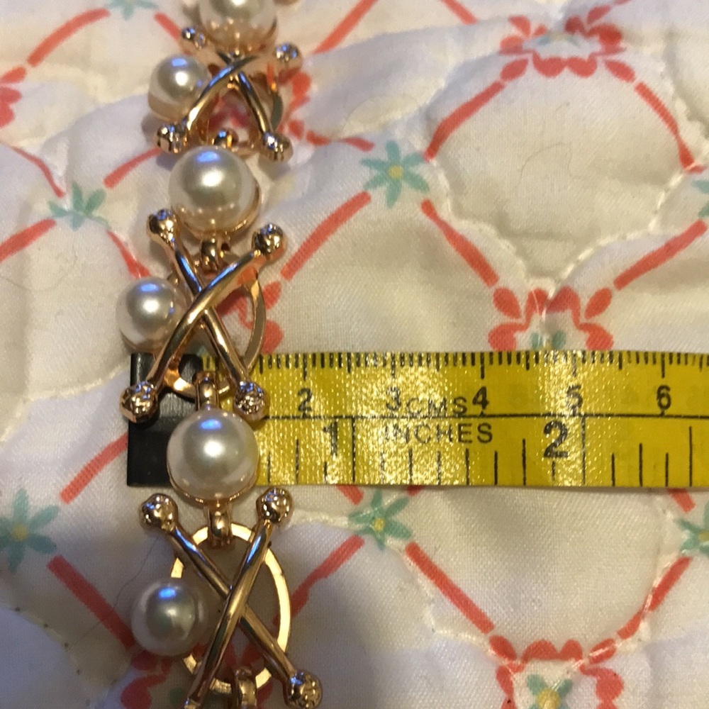 Bebe pearl and gold chain belt - Picture 9 of 9